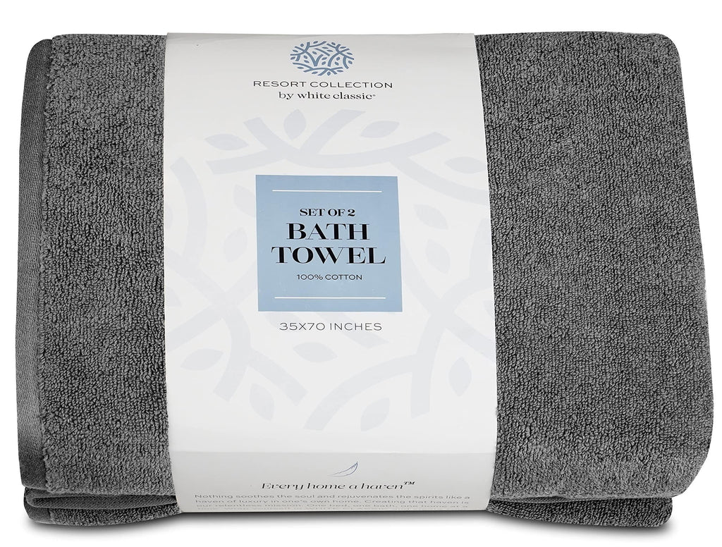 Oversize Resort Bath Sheets — 2 Pack