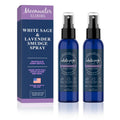 White Sage Smudge Spray for Spiritual Cleansing & Aura Protection Sage & Lavender Smudging Spray - Cleansing Negative Energy & Protection Clear Quartz Reiki Energized Aromatherapy Room Spray 2X 4oz