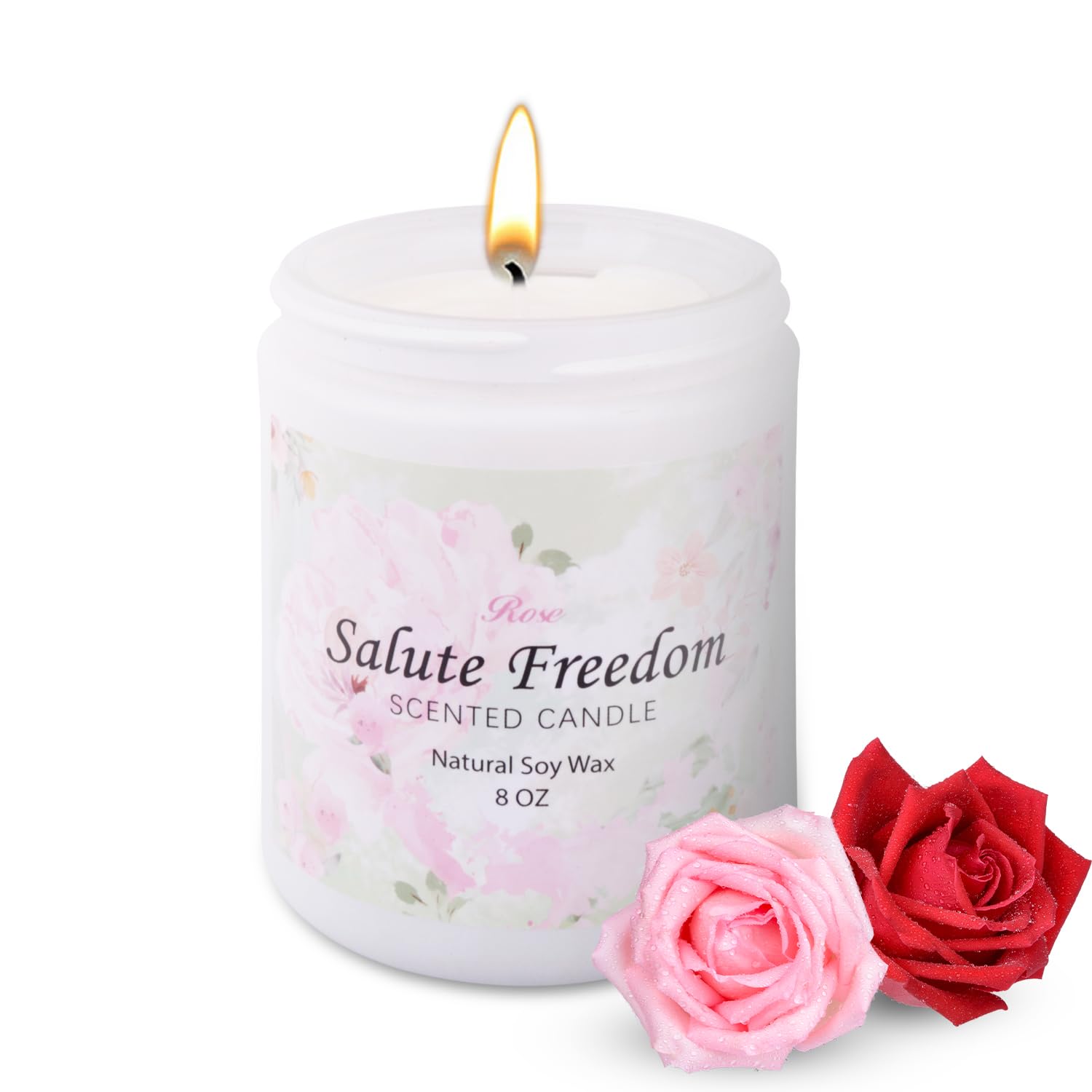 Rose Aromatherapy Soy Candle