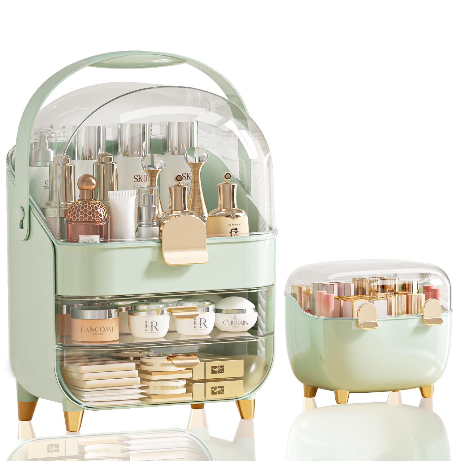 Sage Green 3-Tier Vanity Organizer