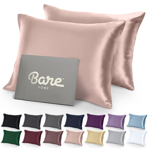 Blush Satin Pillowcases — King 2 Pack